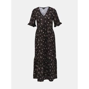 Černé vzorované maxi šaty Miss Selfridge obraz