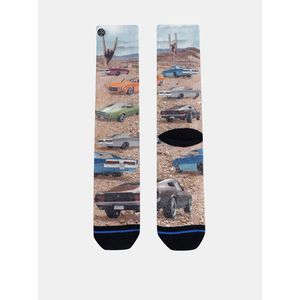 Béžové pánské vzorované ponožky XPOOOS obraz