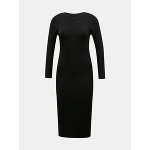 Černé svetrové šaty Jacqueline de Yong Kate obraz