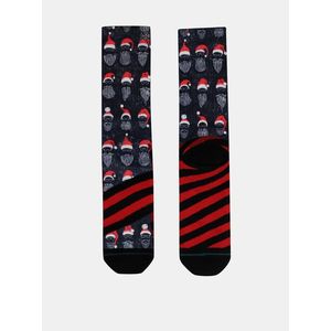 Tmavě modré pánské ponožky s vánočním motivem XPOOOS obraz