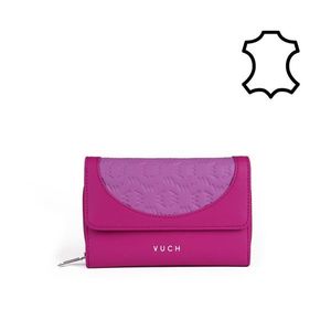 Tmavě růžová dámská kožená peněženka Vuch Swen obraz