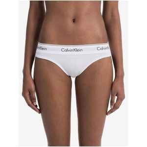 Bílá dámská tanga Thong Strings Calvin Klein Underwear - Dámské obraz