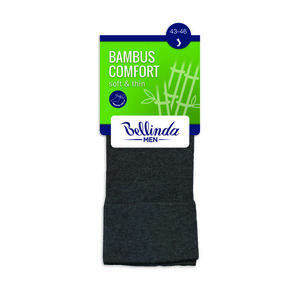 Tmavě hnědé pánské ponožky Bellinda BAMBUS COMFORT SOCKS obraz