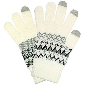 Rukavice Semiline Semiline_Smartphone_Gloves_0176_White/Grey obraz