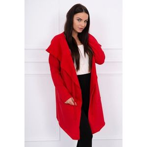 Pelerína s volnou kapucí červená obraz