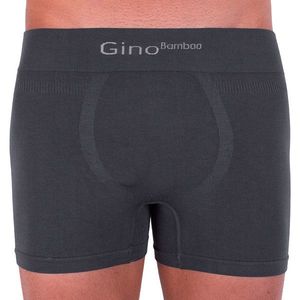 Pánské boxerky Gino bambusové bezešvé šedé obraz