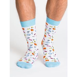 3-balení vzorovaných pánských ponožek obraz
