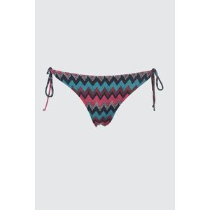 Trendyol Striped Bright Lace Low Waist Bikini bottom obraz