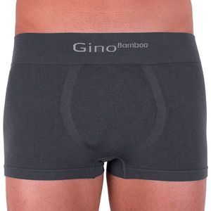 Pánské boxerky Gino bezešvé bambusové šedé obraz