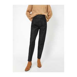 Koton Cigarette Jean - Lehké kalhoty Slim Fit Skinny Leg s vysokým pasem obraz