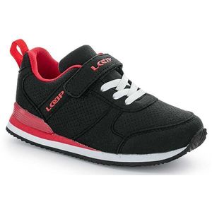 Dětská volnočasová obuv LOAP ACTEON Černá/Červená obraz