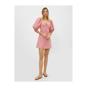 Koton Šaty - Růžová - A-Line obraz
