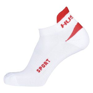 Ponožky HUSKY Sport bílá/červená obraz