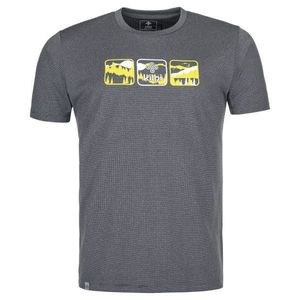 Pánské outdoorové tričko Kilpi GIACINTO-M Tmavě šedá obraz