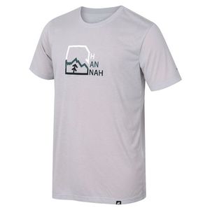Pánské funkční tričko Hannah BITE gray violet obraz