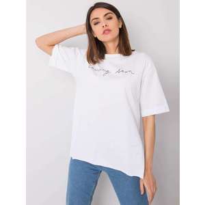Bílé tričko s nápisem Riley RUE PARIS obraz