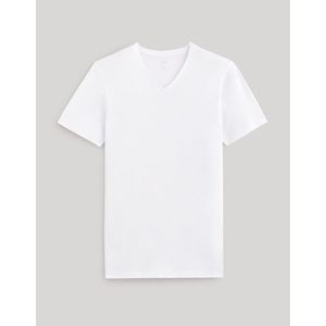 Bílé pánské basic tričko Celio Neuniv obraz
