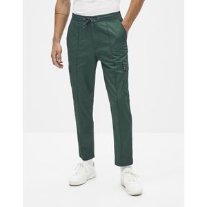 Tmavě zelené kalhoty Celio Sonar obraz