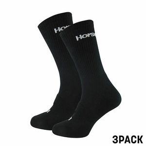 3PACK ponožky Horsefeathers černé obraz
