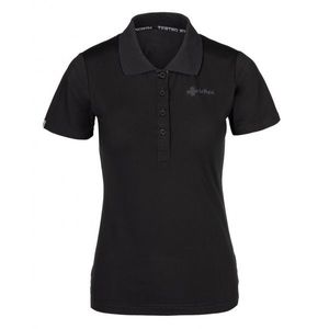 Černé dámské sportovní polo tričko Kilpi COLLAR obraz