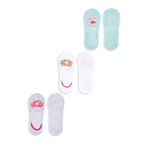 Yoclub Kids's Girls' Ankle No Show Boat Socks Patterns 3-pack SKB-44/3PAK/GIR/001 obraz