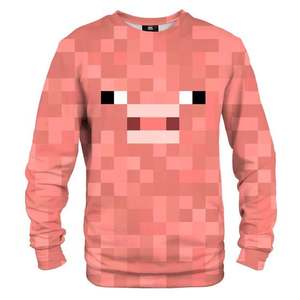 Mr. GUGU & Miss GO Unisex's Pixel Pig Sweater S-Pc2355 obraz