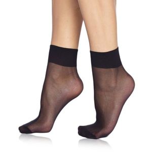 Sada dvou párů silonkových matných ponožek v černé barvě Bellinda DIE PASST SOCKS obraz