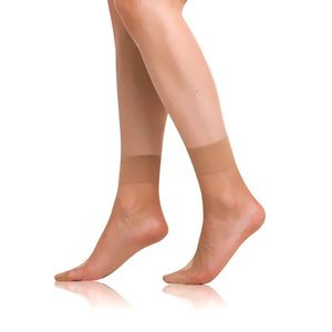 Sada dvou párů silonkových matných ponožek v tělové barvě Bellinda DIE PASST SOCKS obraz