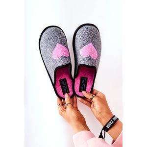 Household slippers Panto Fino II267010 Grey-pink obraz