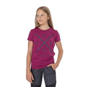 Tmavě růžové holčičí tričko s potiskem SAM 73 Caroline obraz