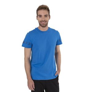 Modré pánské tričko s potiskem SAM 73 obraz