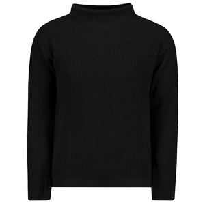 Trendyol Black Oversize Wide Fit Turtleneck Basic Sweater obraz