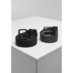 Stretch Basic Belt 2-Pack černá/uhlová obraz