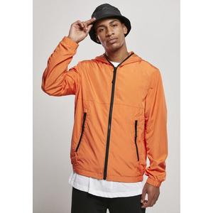 Celozipová nylonová krepová bunda mandarinka obraz