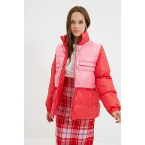 Zimní bunda Trendyol červená - Puffer obraz