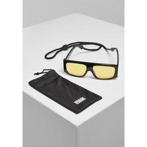 Sluneční brýle Raja s páskem černo/žluté obraz