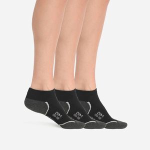 Sada tří dámských sportovních ponožek v černé barvě Dim SPORT IN-SHOE 3x obraz