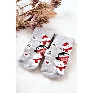 Vánoční ponožky Ho Ho Ho! šedé obraz