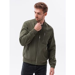 Ombre Clothing Men's mid-season bomber jacket obraz