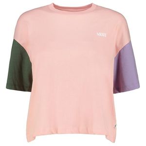 Růžové dámské crop top tričko Vans obraz