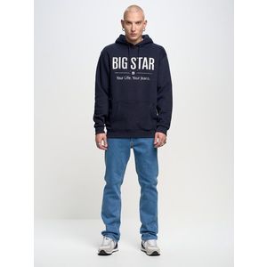 Mikina s kapucí Big Star Man 154553 modrá-403 obraz