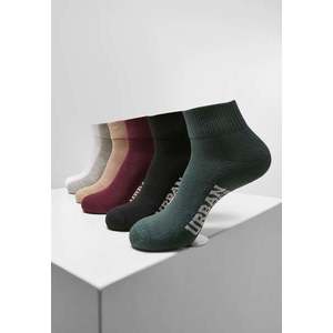Vysoké teniskové ponožky 6-balení zimní barvy obraz