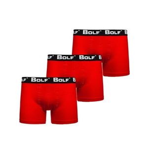 Stylové pánské boxerky 0953 3ks - červená, obraz