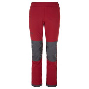 Dětské softshellové kalhoty Kilpi RIZO-J tmavě červené obraz