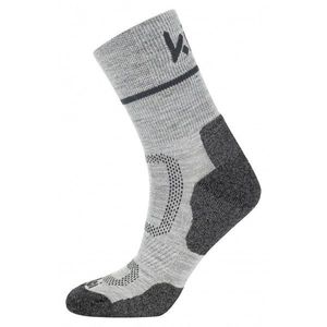 Světle šedé sportovní unisex ponožky Kilpi STEYR obraz