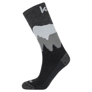 Černé universální turistické ponožky Kilpi NORS-U obraz