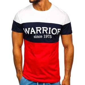 Pánské tričko s potiskem "WARRIOR" 100693 - červená, obraz