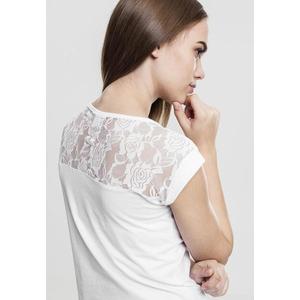 Dámské tričko Top Laces bílé obraz