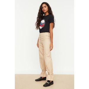 Trendyol Stone Front Buttoned Trousers obraz