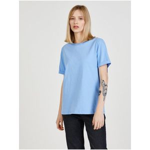 Světle modré tričko Pieces Ria - Dámské obraz